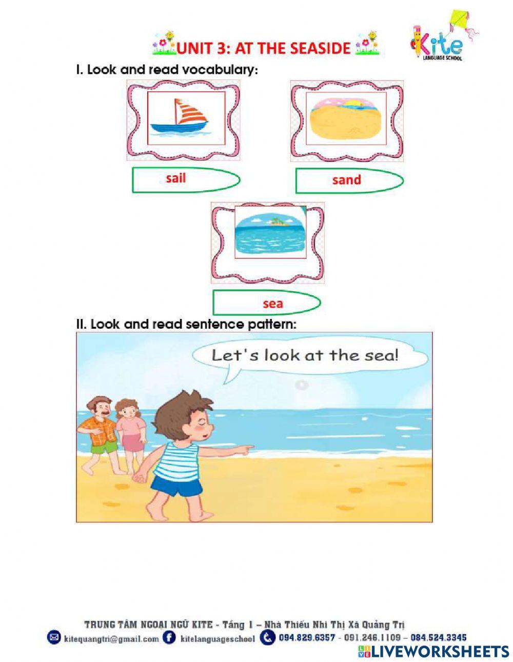 UNIT 3 AT THE SEASIDE part 1-BÀI TẬP BỔ TRỢ TIẾNG ANH 2