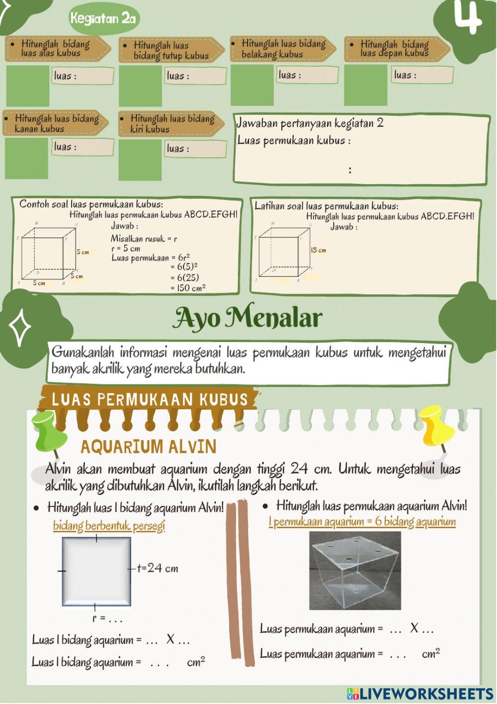 Lembar Kerja Siswa Kubus