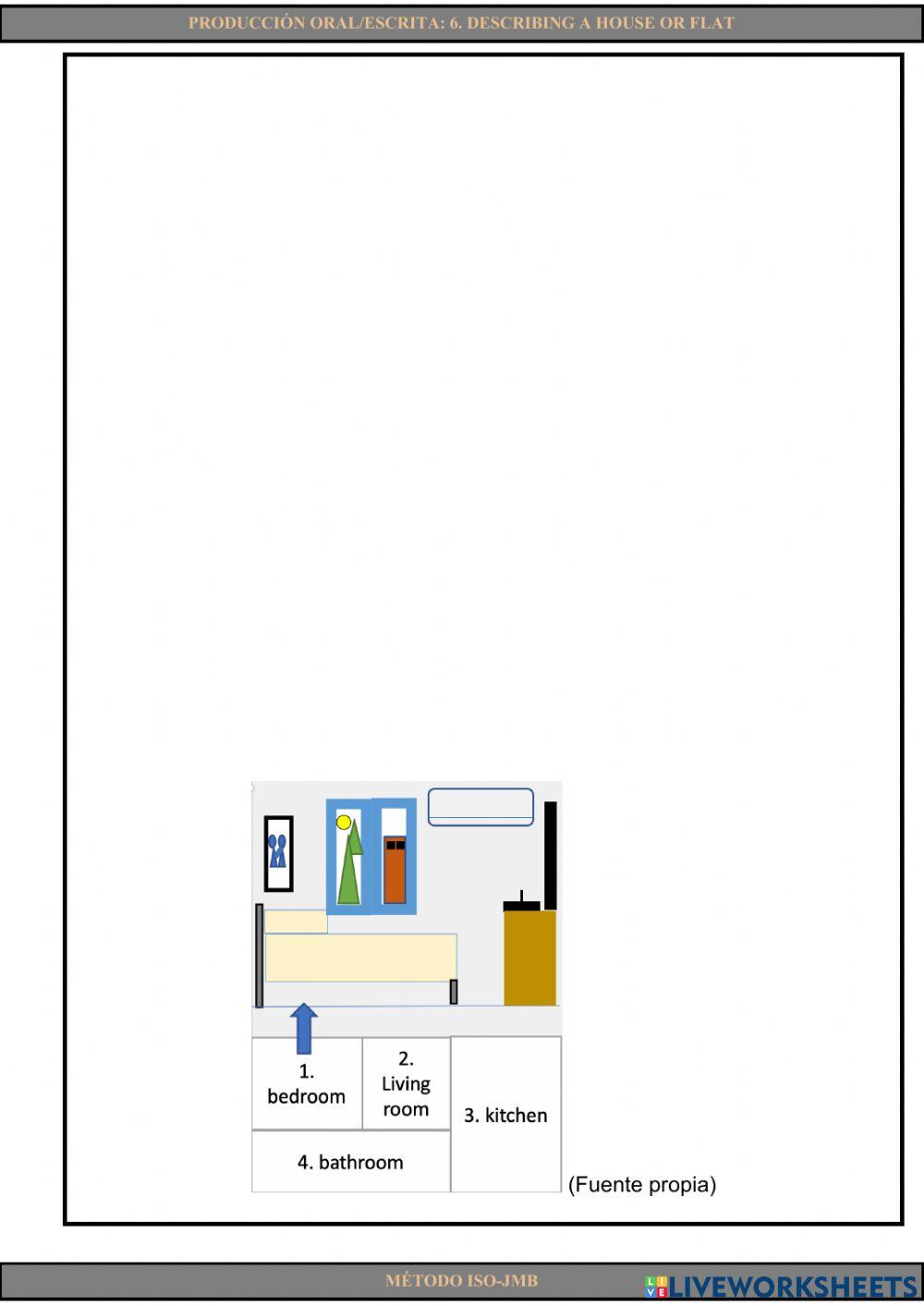 Producción escrita-oral 6. Describing a flat or house