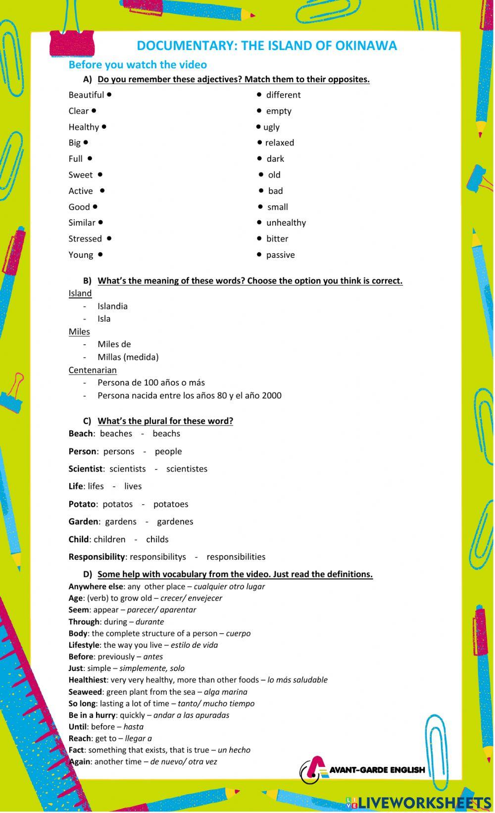 The Island of Okinawa