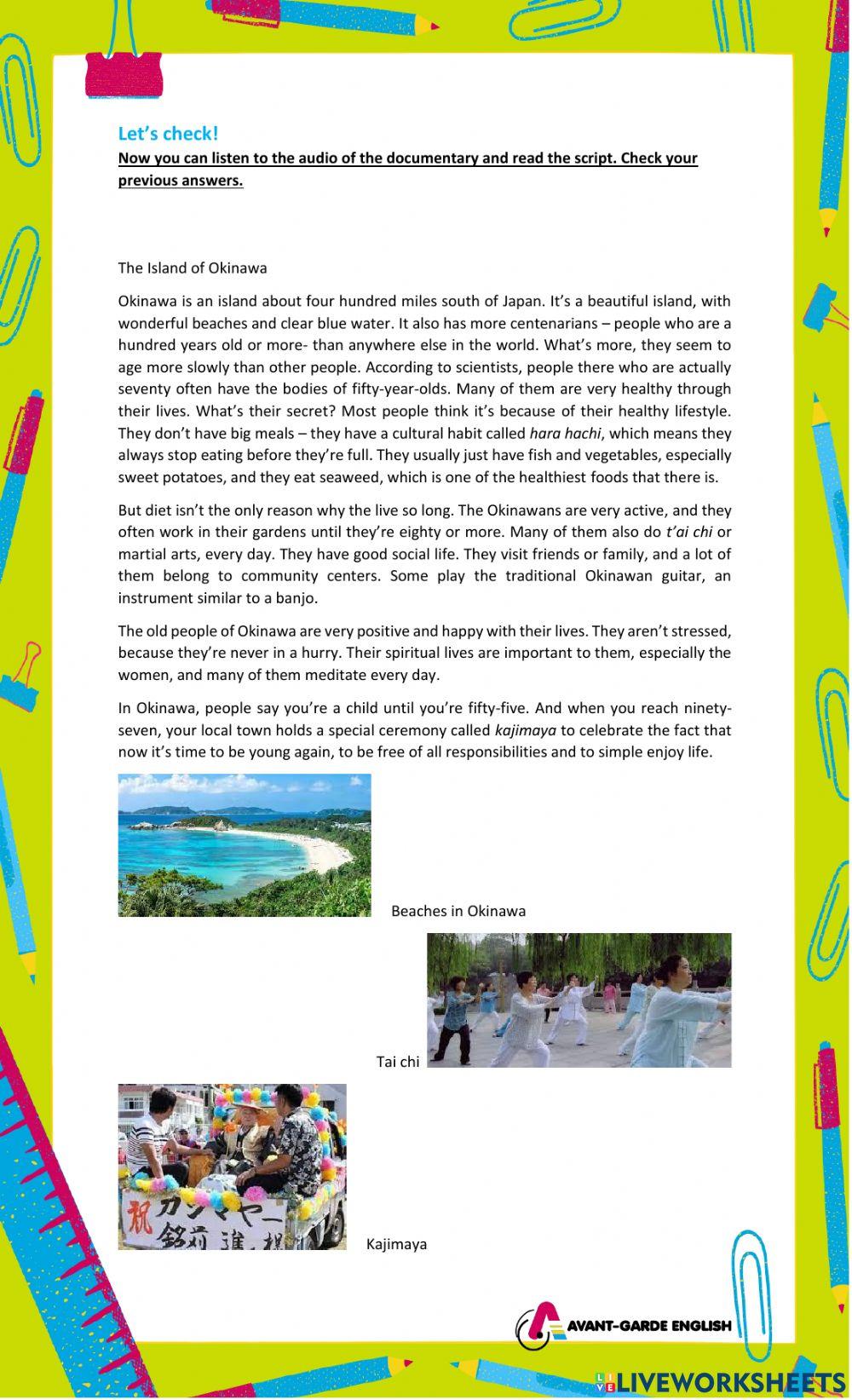 The Island of Okinawa