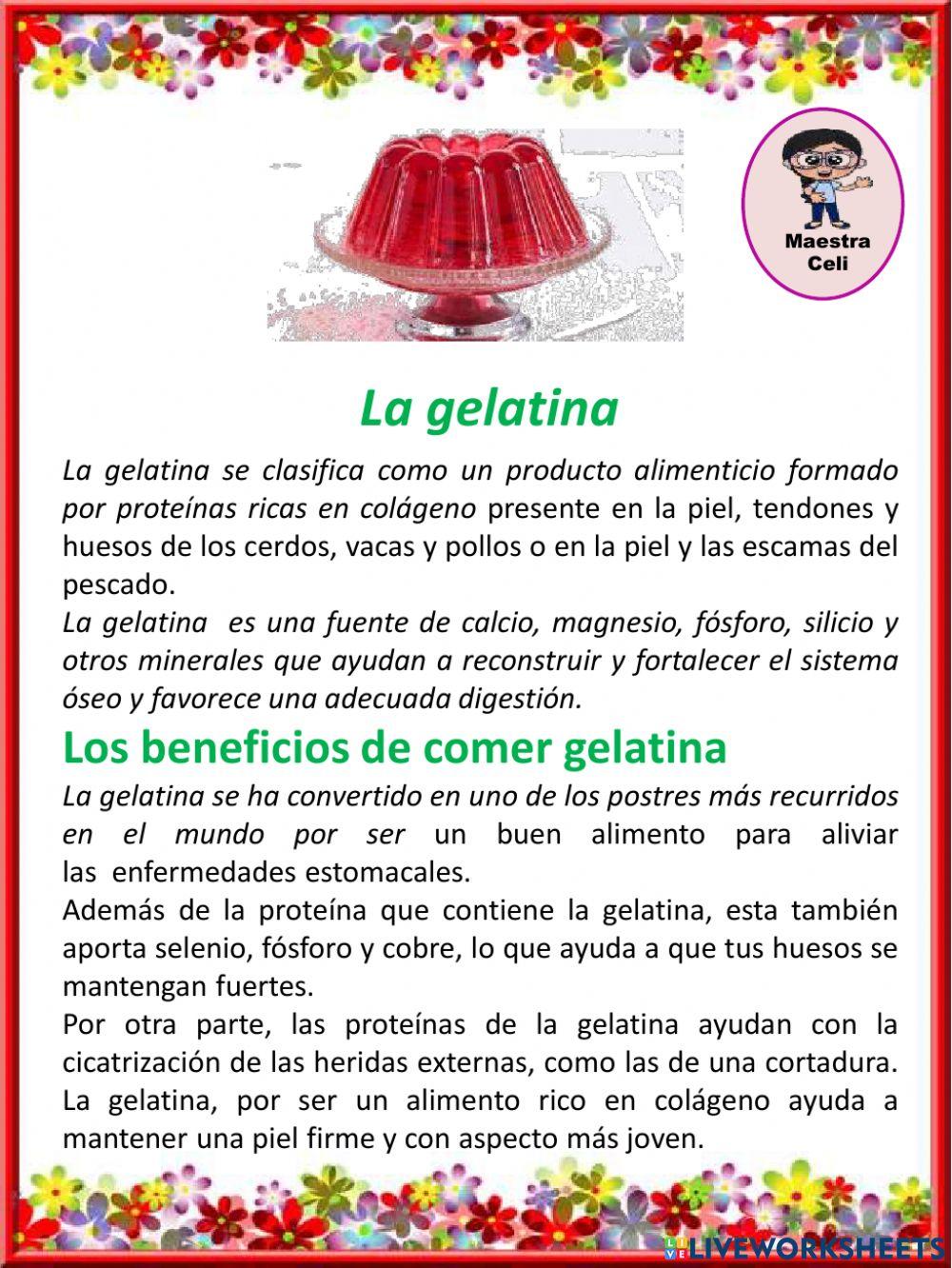 La gelatina