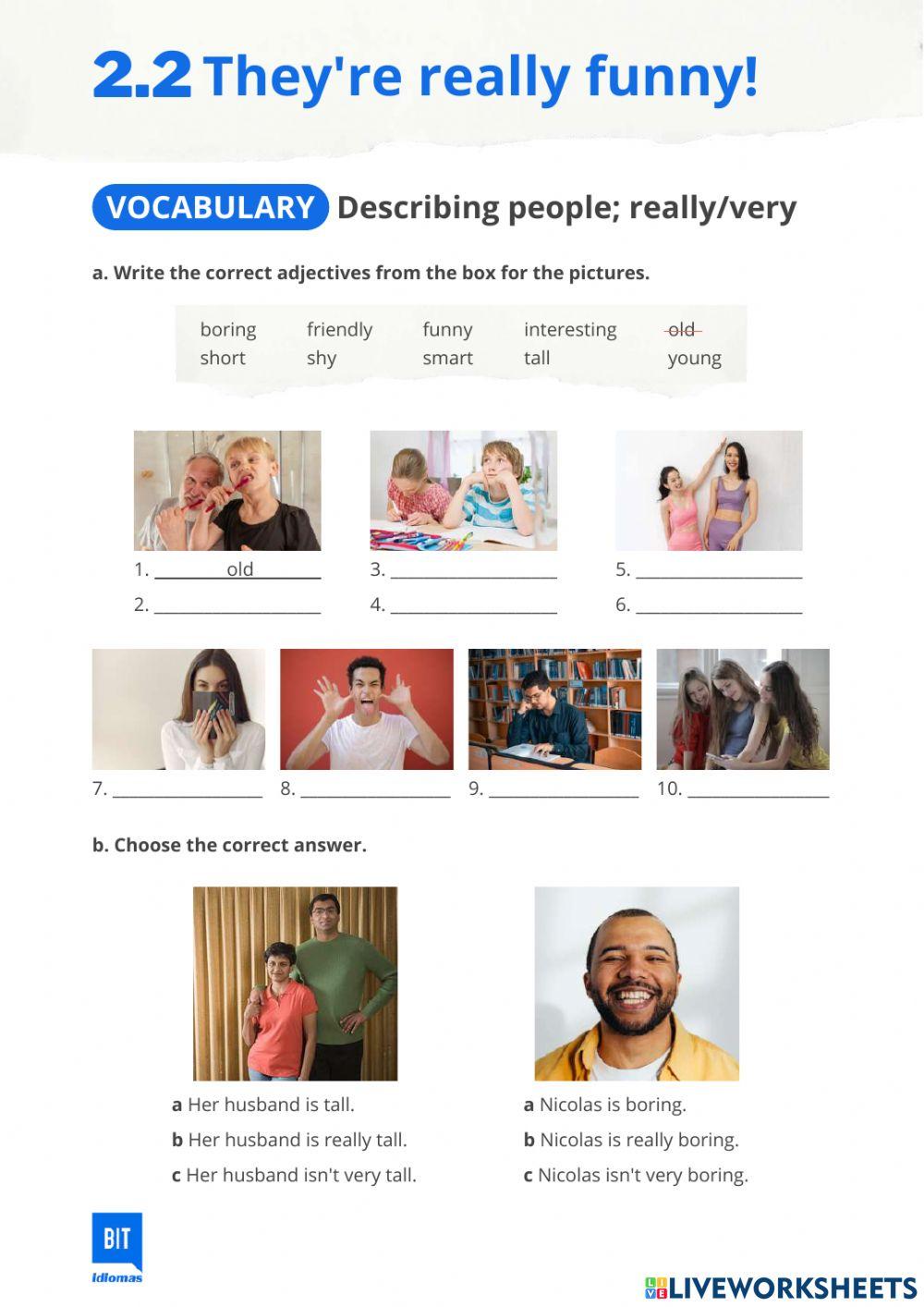 EVOLVE 1 - BASIC 1 - UNIT 2.1 - 2.2