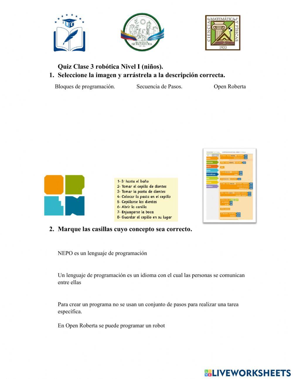 Robótica Clase 3 Nivel 1