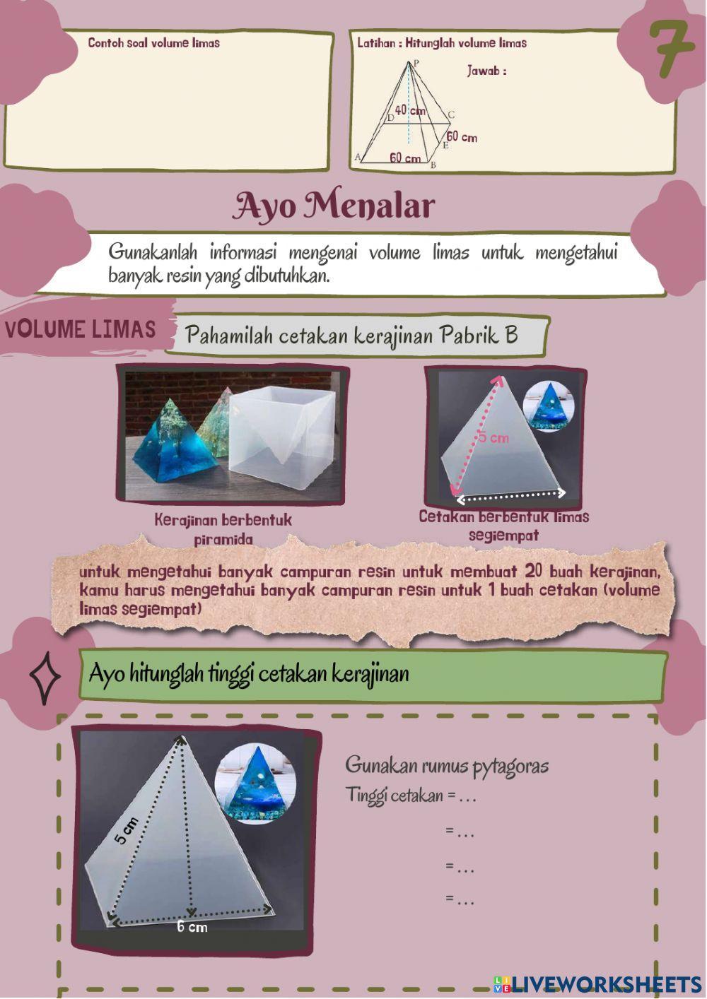 Lembar kerja siswa elektronik limas