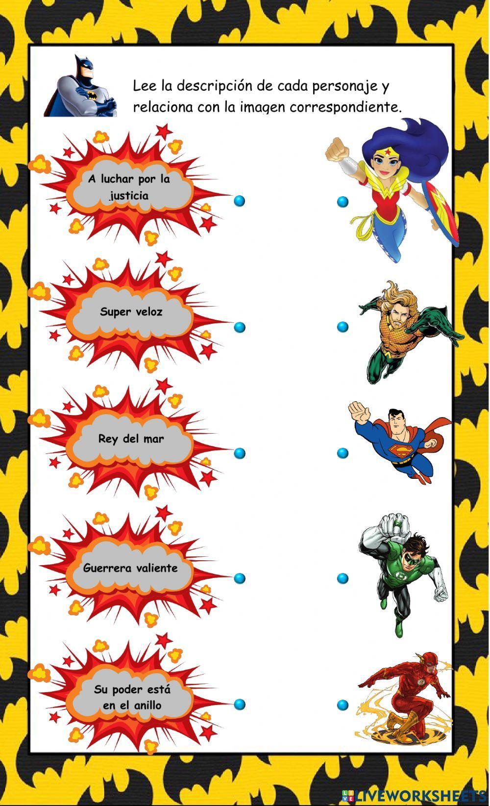 Lee y relaciona la imagen con las palabras