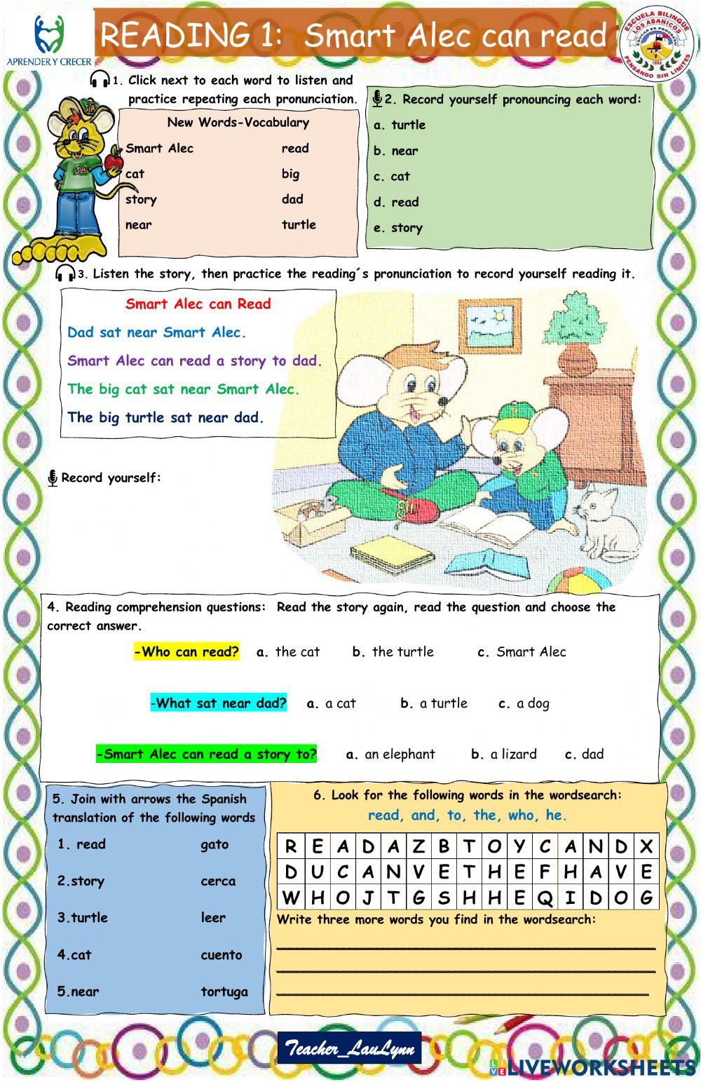 Reading Comprehension 1  