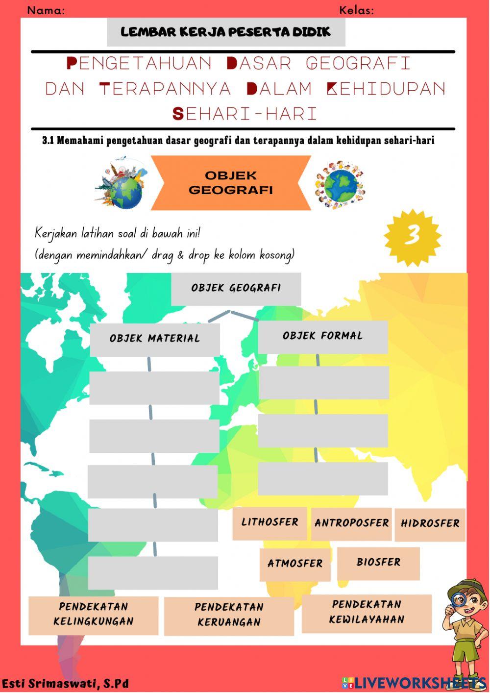 Pengetahuan dasar geografi 1