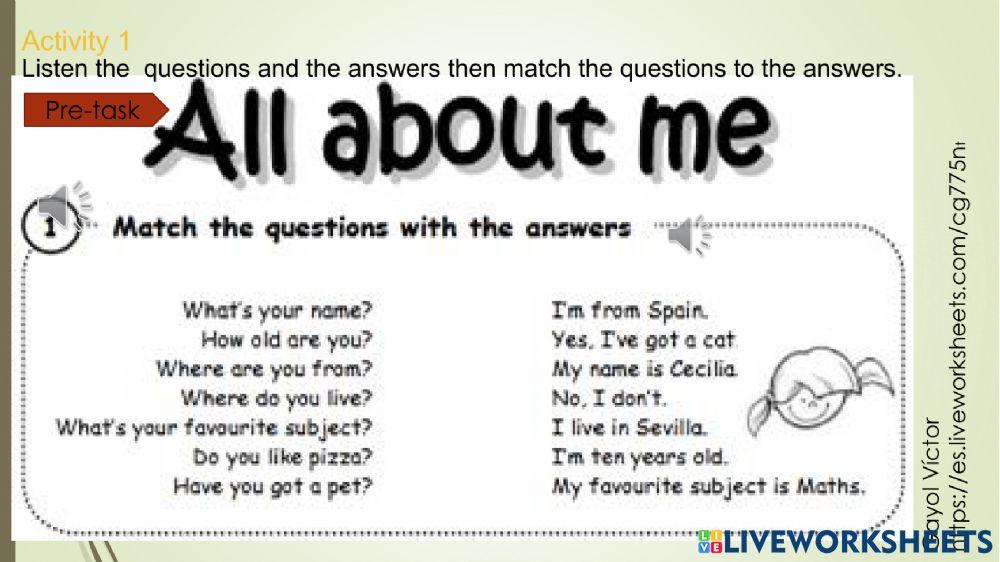 Personal information