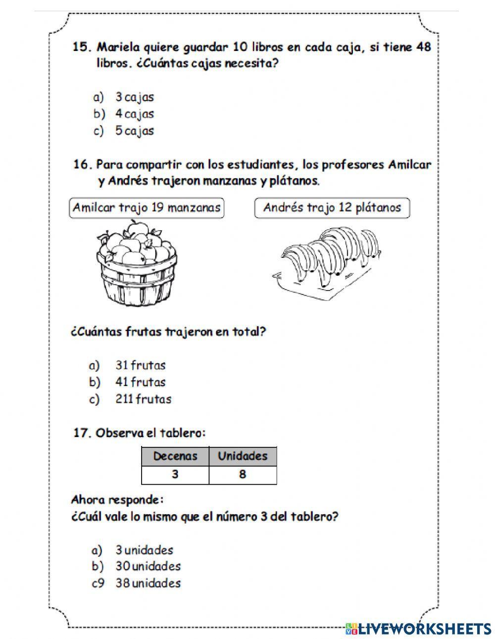 Problemas de matemática