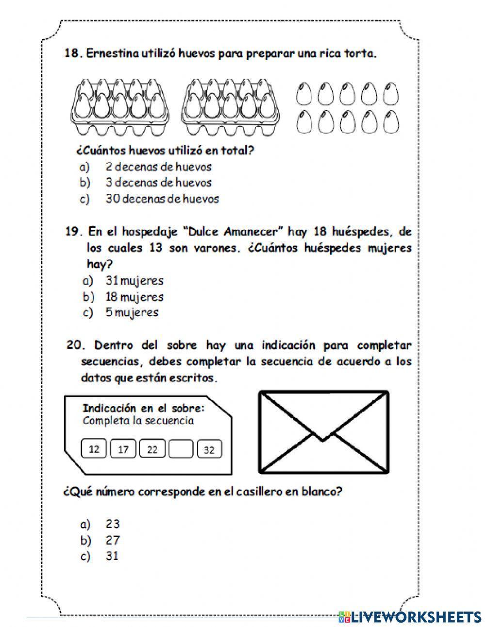 Problemas de matemática