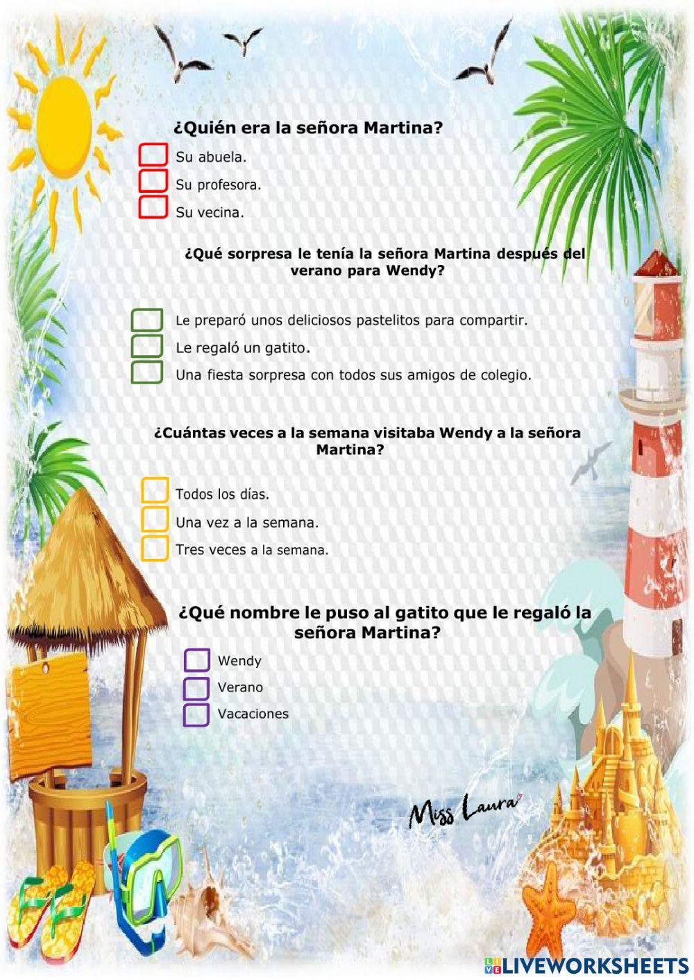 Las vacaciones Las vacaciones