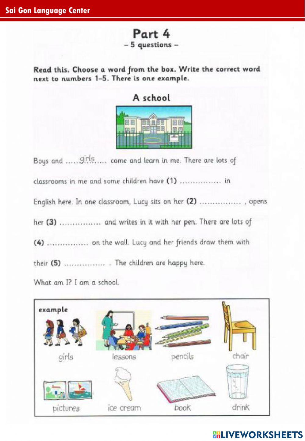 Starter - Reading and Writing