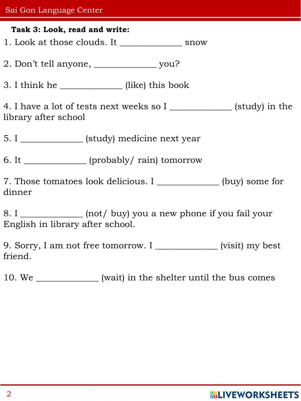 FFs3 - Future simple (24-7-2022)