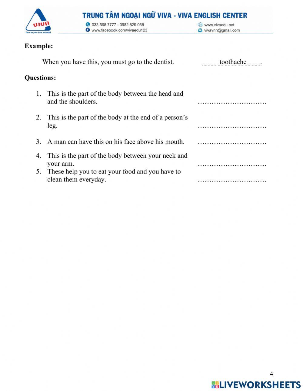 Idict 2 - Unit 2 - Listening, reading and writing skill practice - Worksheet 2