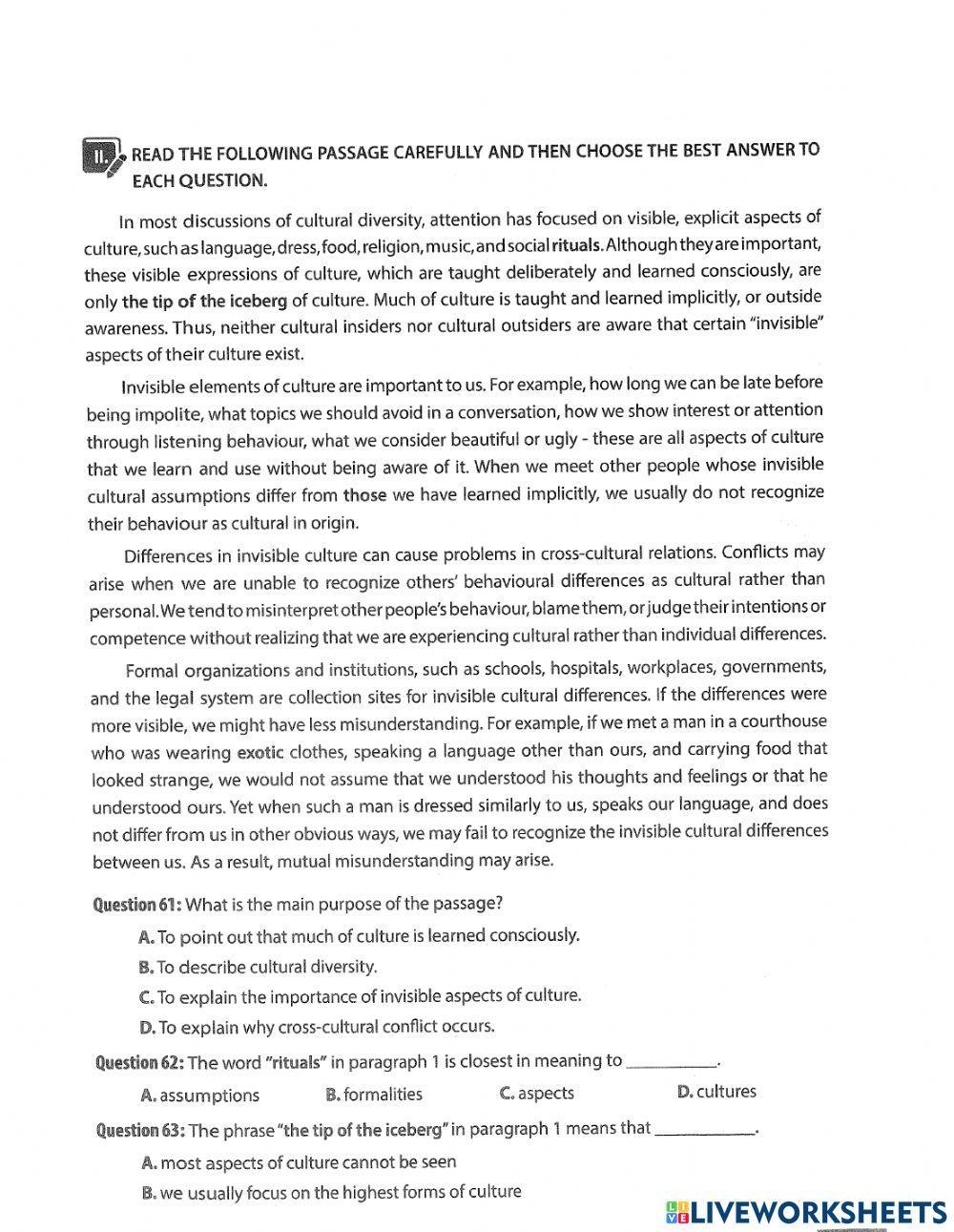 Đề thi thử chuyên anh số 1