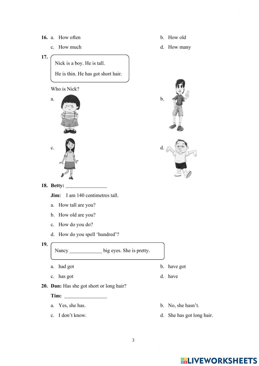 แบบทดสอนภาษาอังกฤษชุดที่ 1