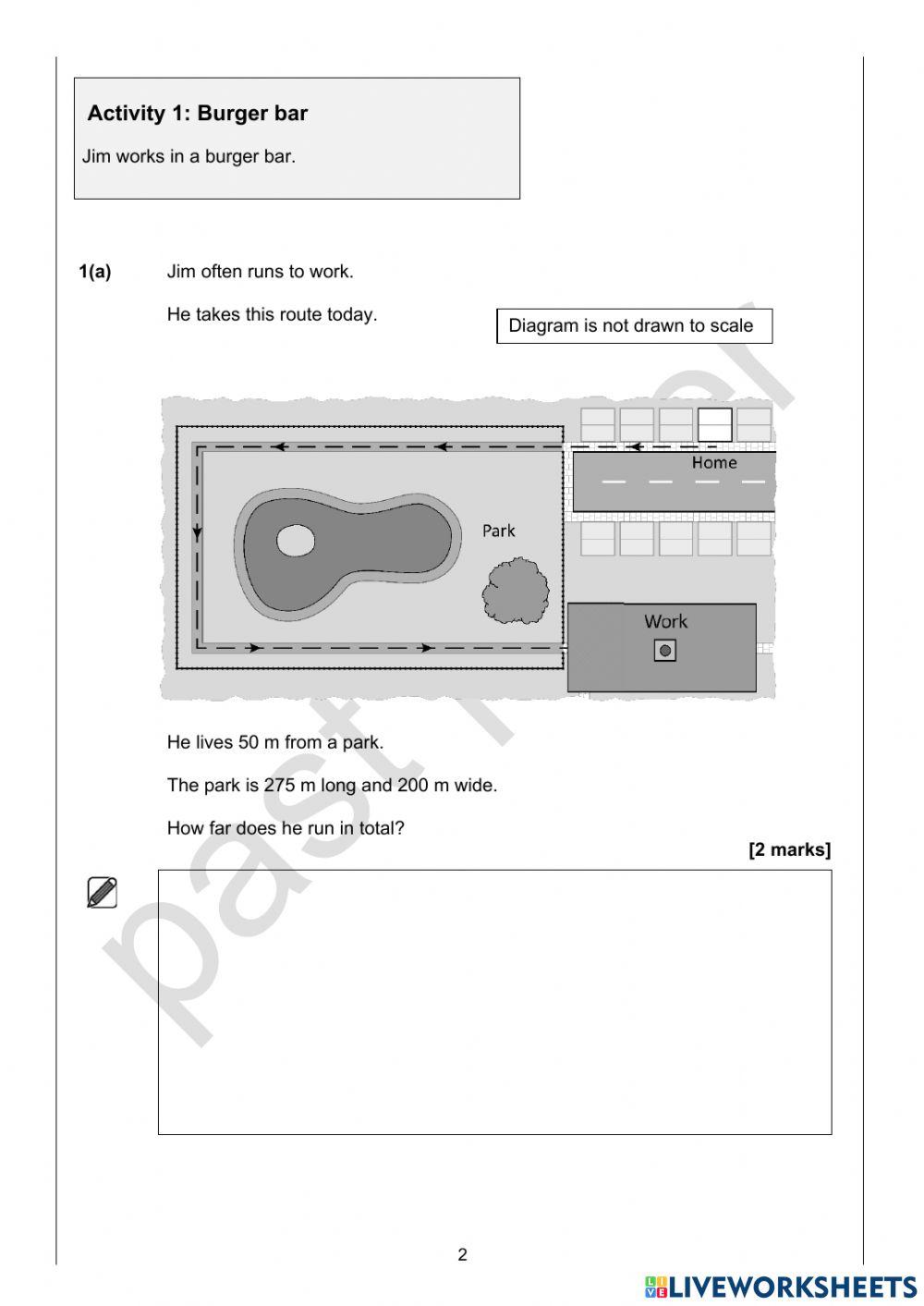 NCFE E3 Maths diagnostic Non-Cal