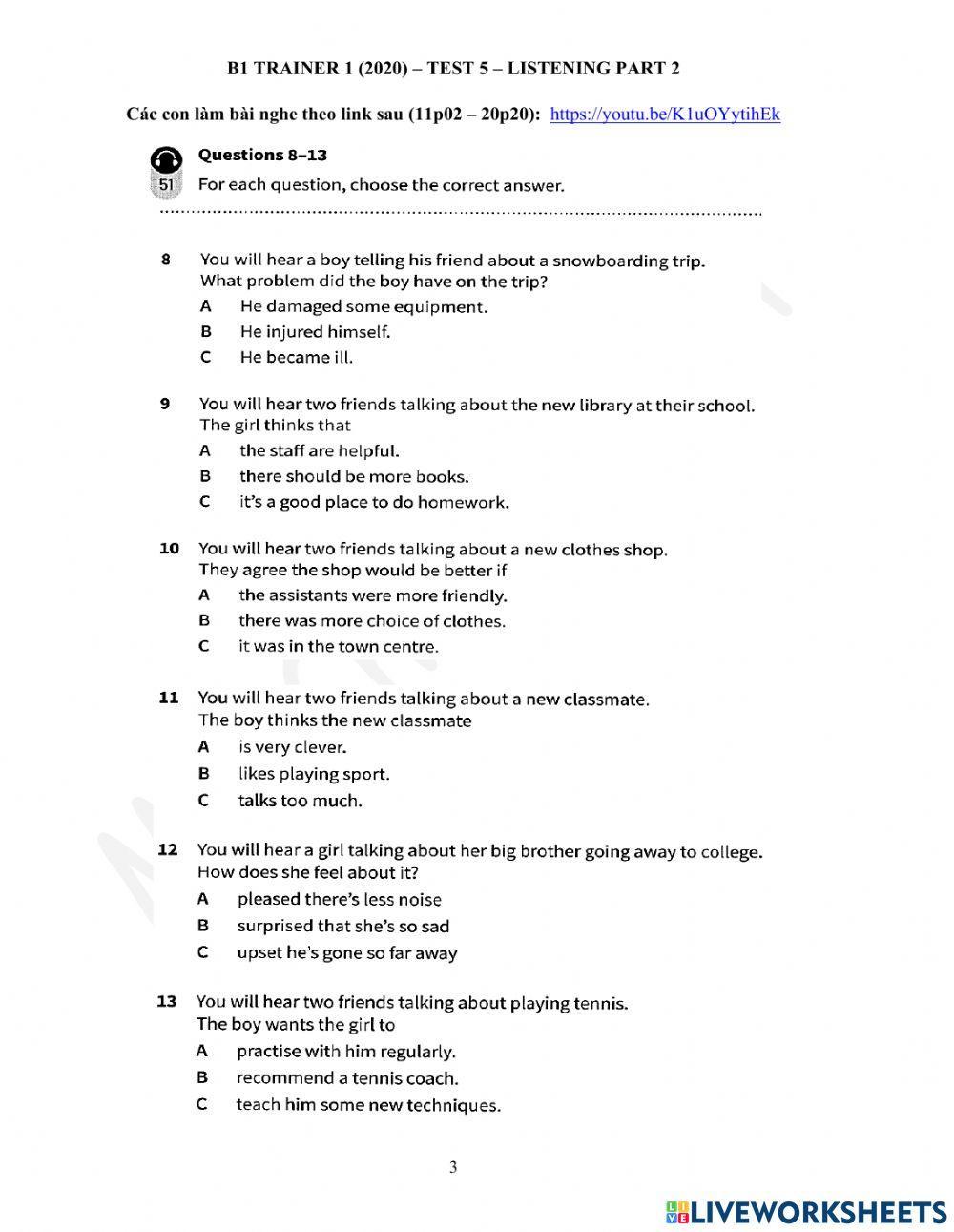 26.07.2022 - GE7 - U8 - Vocabulary revision