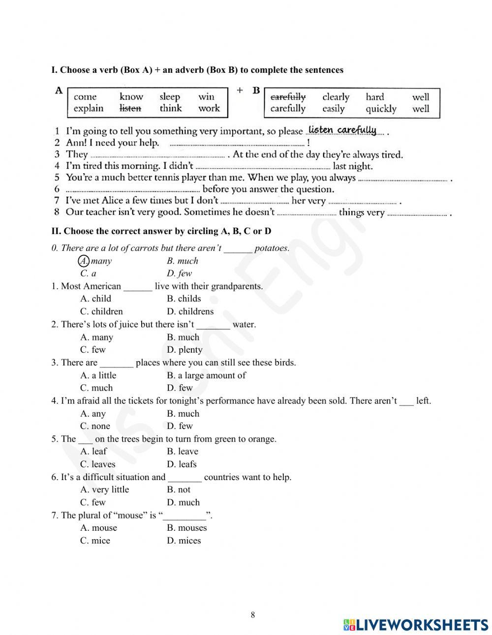 28.07.2022 - GE7 - U8 - Grammar revision