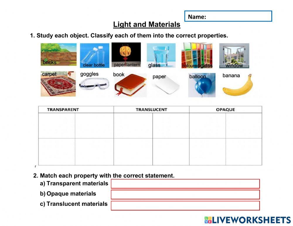 4090409 | (LA) Light and Materials Year 5 | Rosleyana |