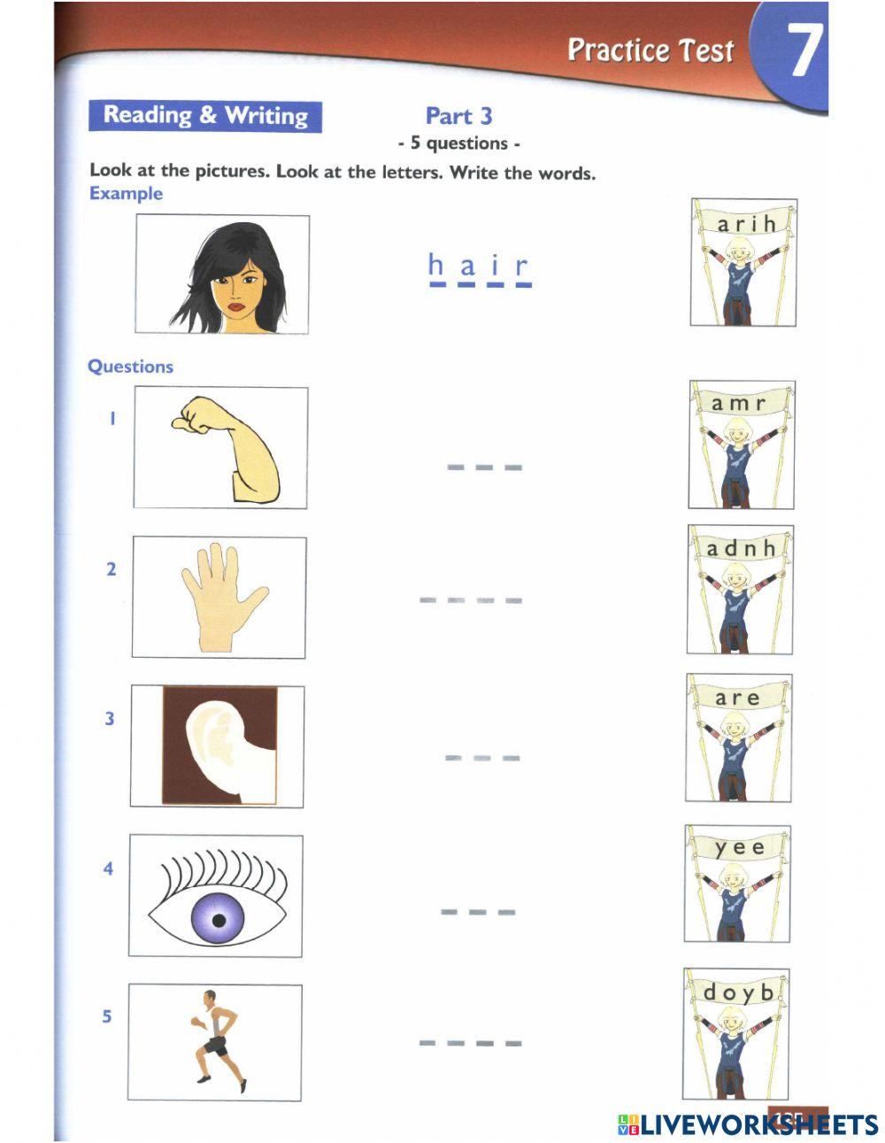 SUCCEED STARTERS TEST 7