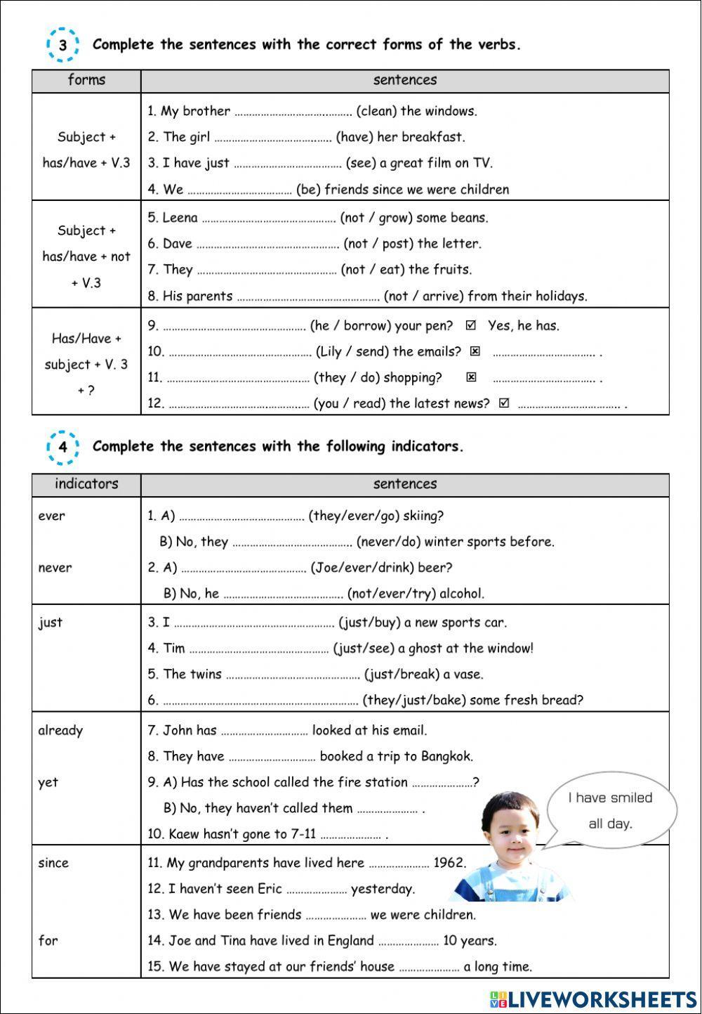 Present Perfect Tense