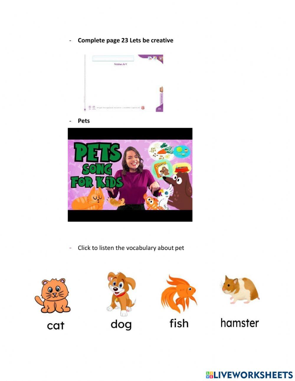 Weekly activities 12