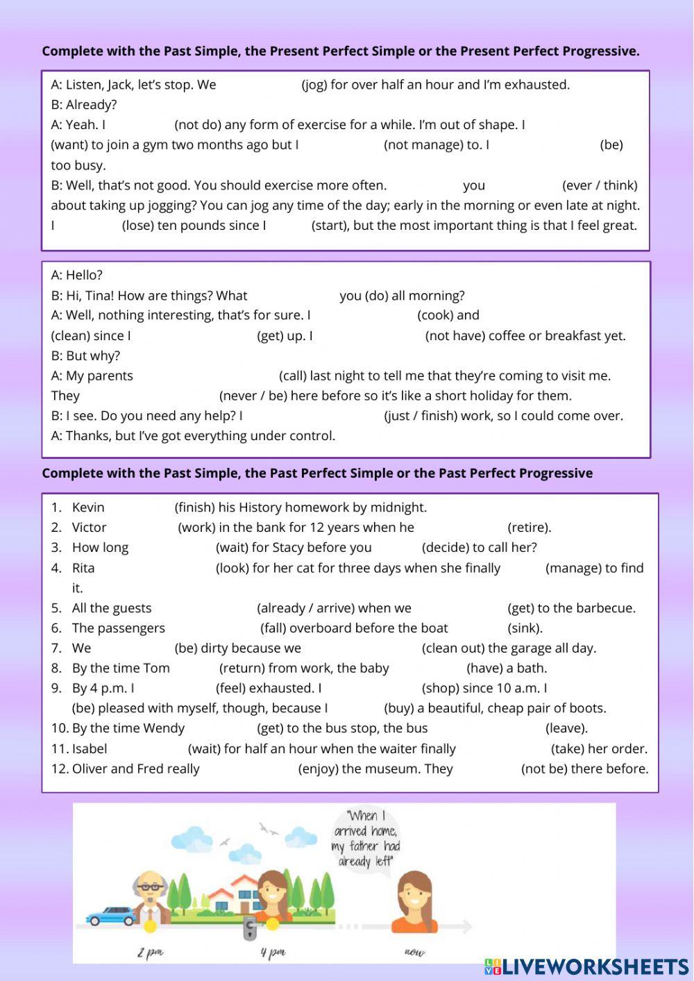 Tenses: present and past