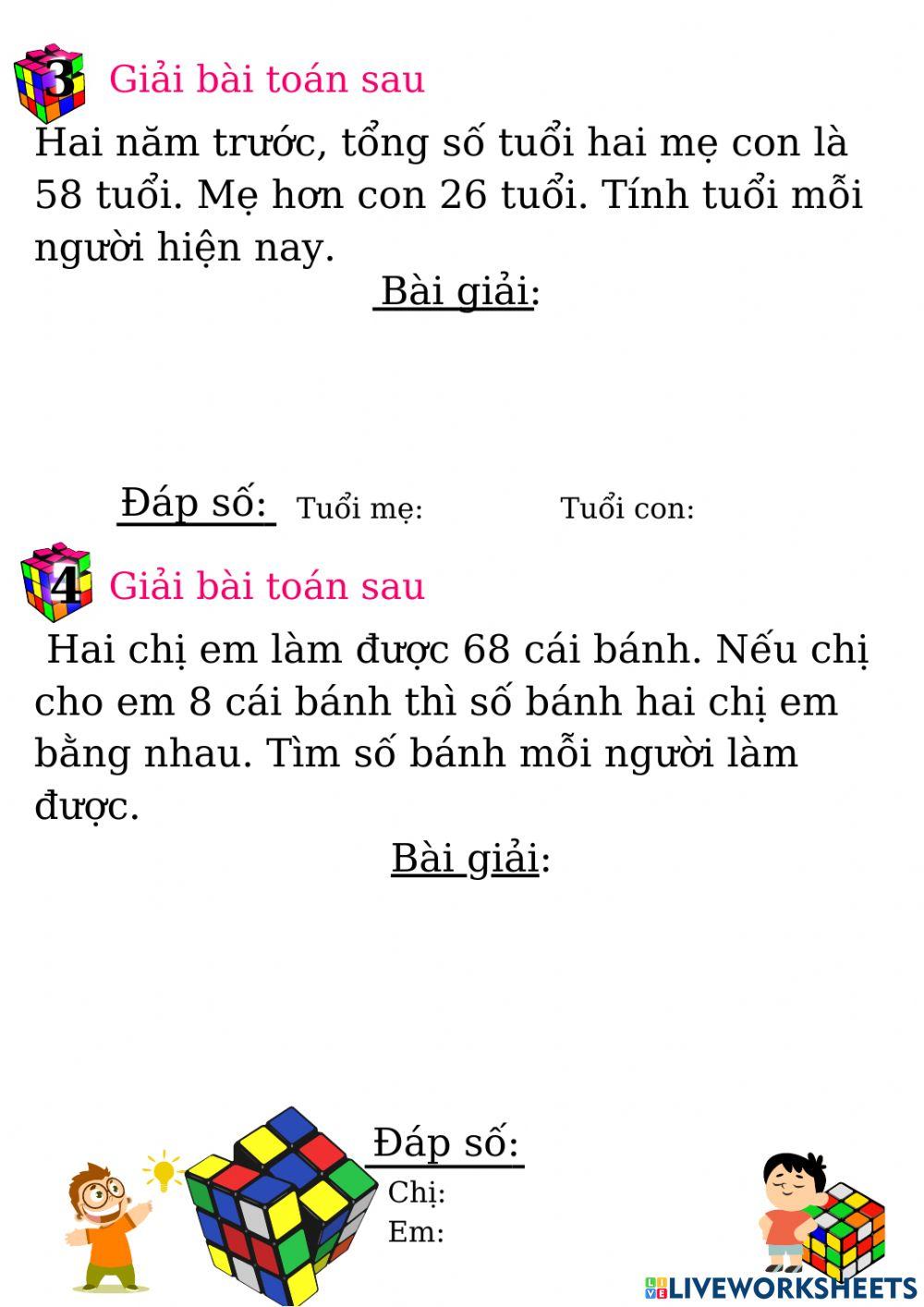 Ôn hè lớp 4 - đề số 3