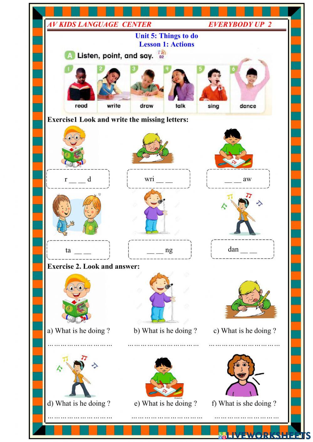 PBT Unit 5 Lesson 1 Up 2 - Mrs.Thuy