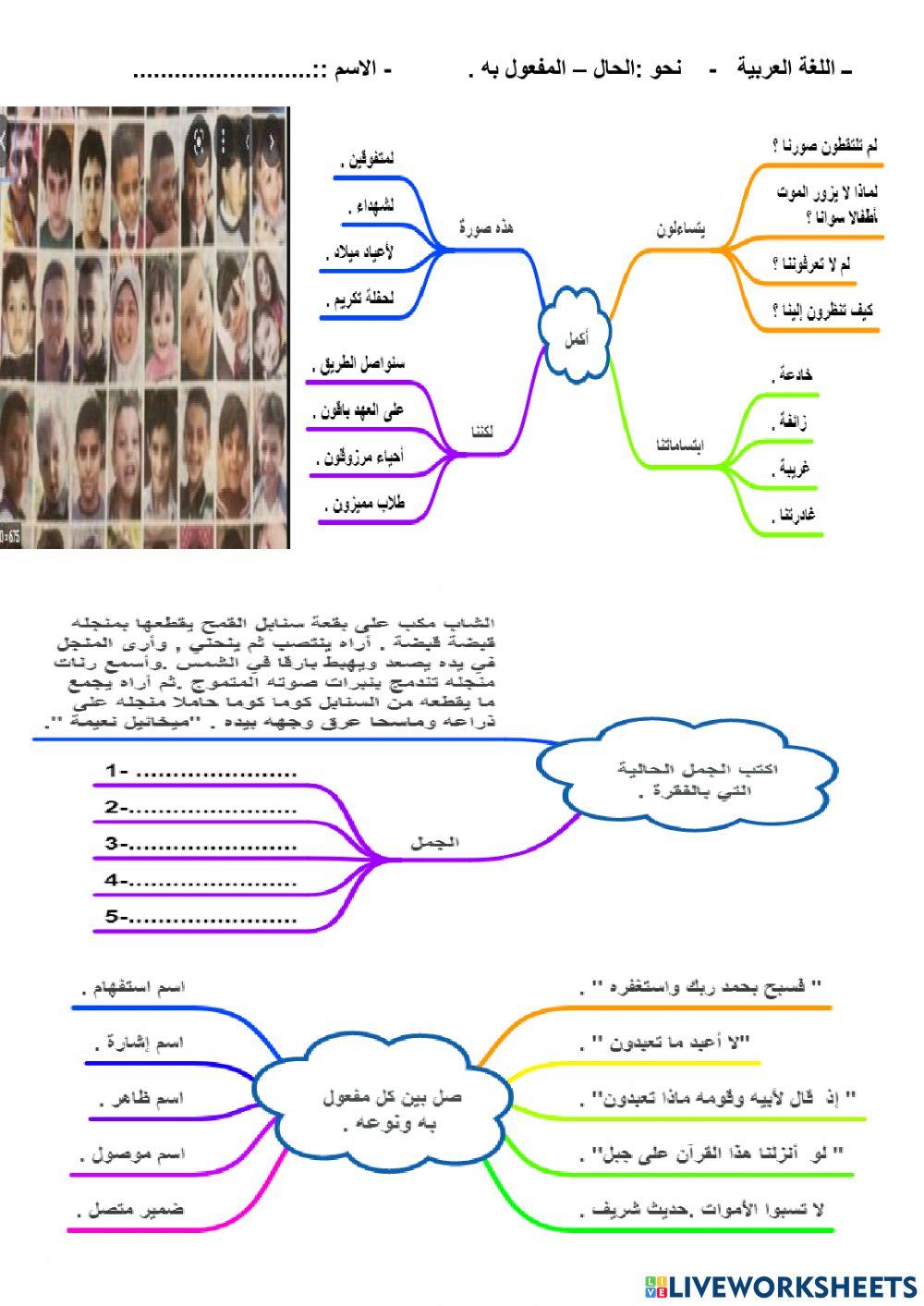 نحو : الحال - النعت