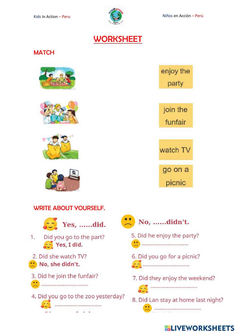 Starters a1.2.5 worksheet lesson 7
