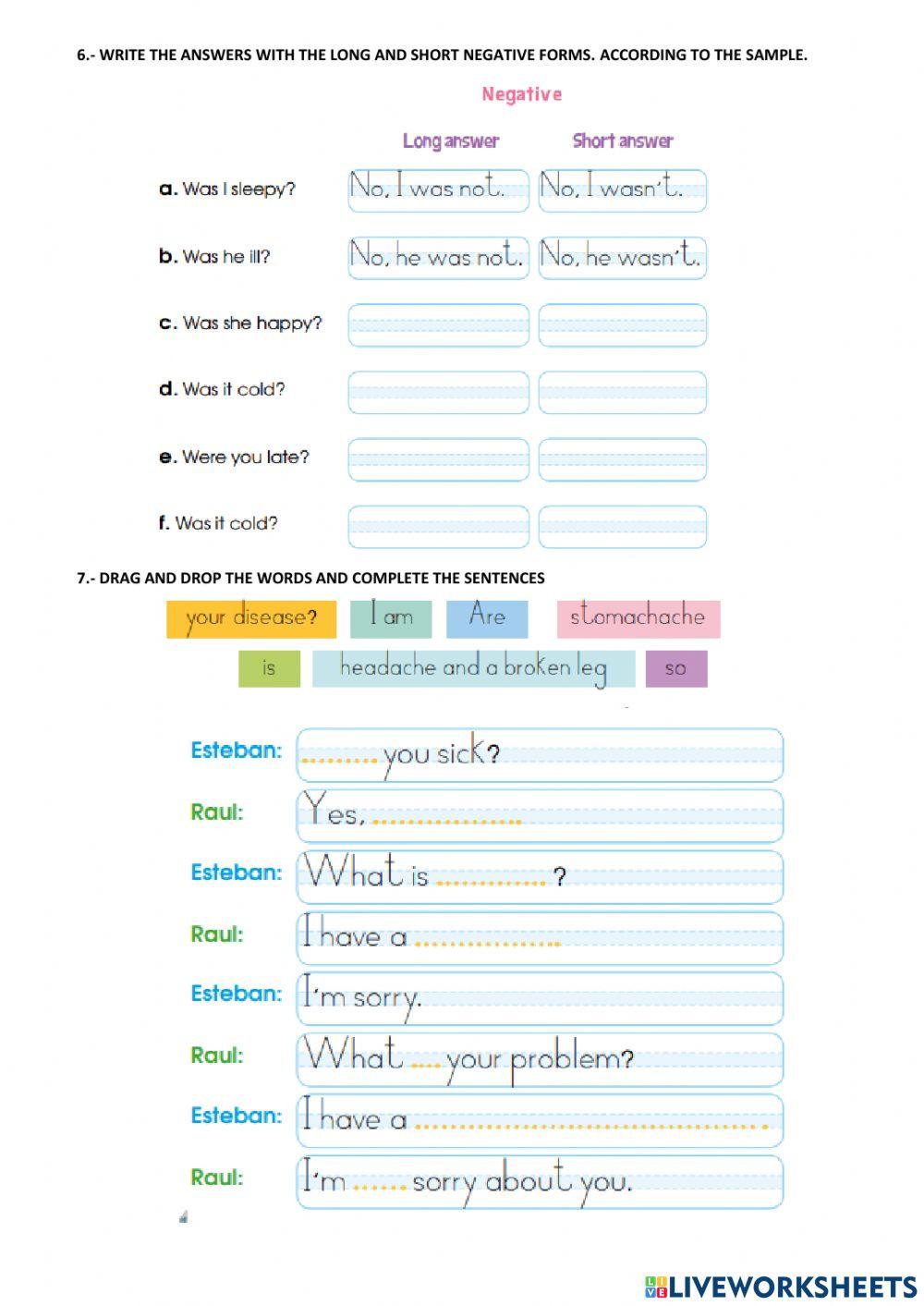 Repaso para el aporte del 1º parcial 5º grado