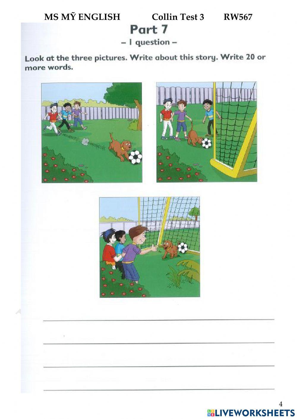 Test 3 RW 567 Coll F online exercise for Live Worksheets