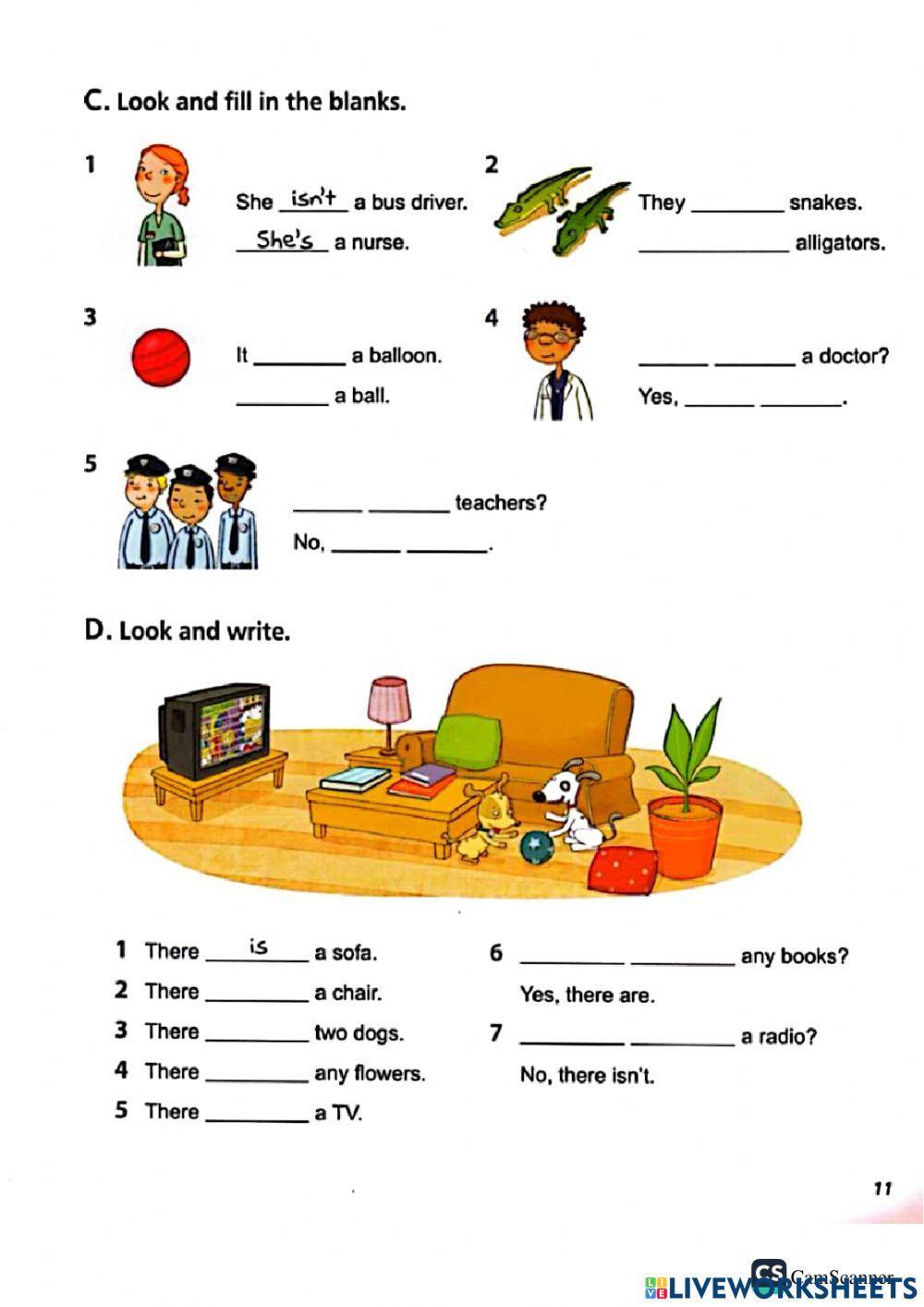 Present simple verb to be
