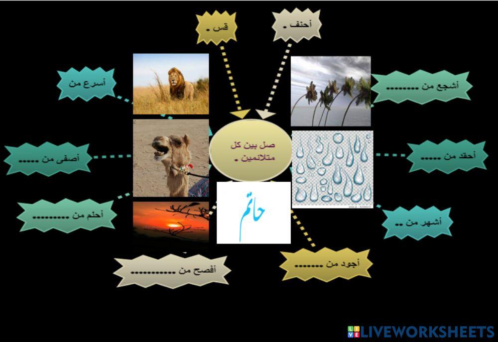 أمثال عربية worksheet | Live Worksheets