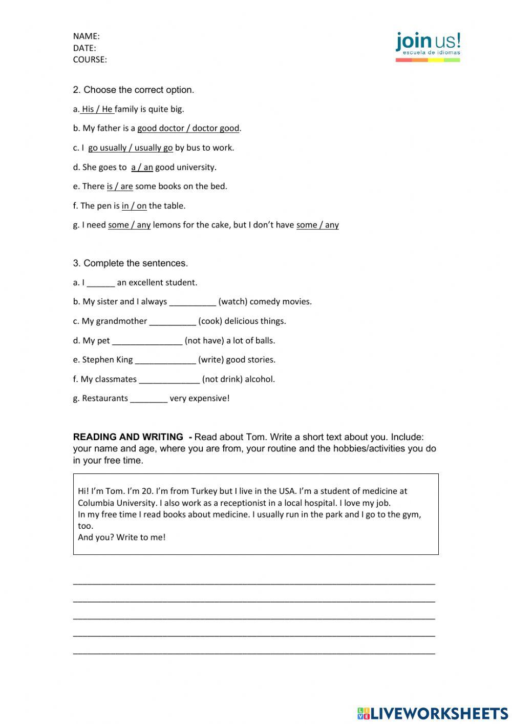 Mock test 2 - Elementary I teens