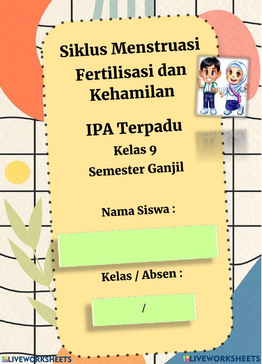 Menstruasi dan Fertilisasi