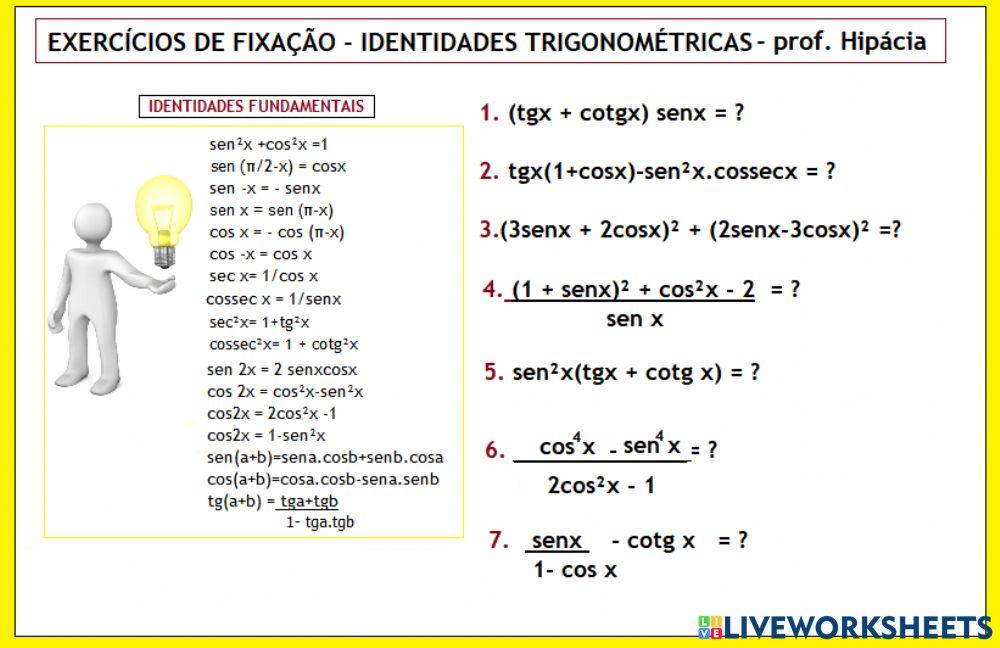 Identidades trigonométricas