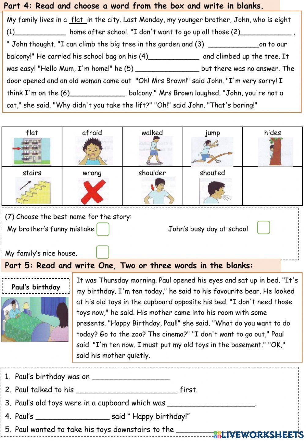 Test for Movers- No 13