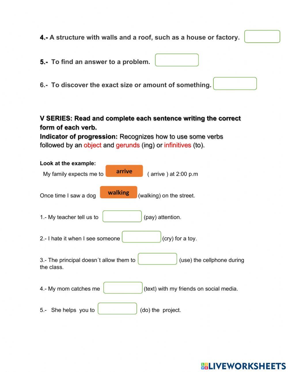Reading and Writing Test 5th Grade