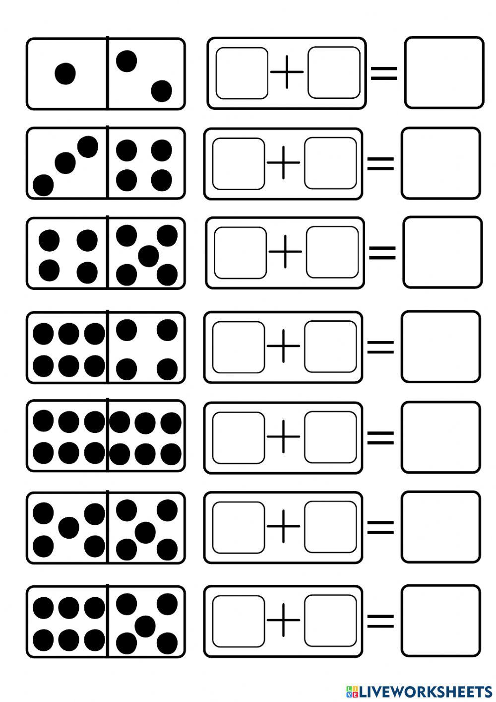 Yuk Jumlah Dot yang ada di kartu domino ini