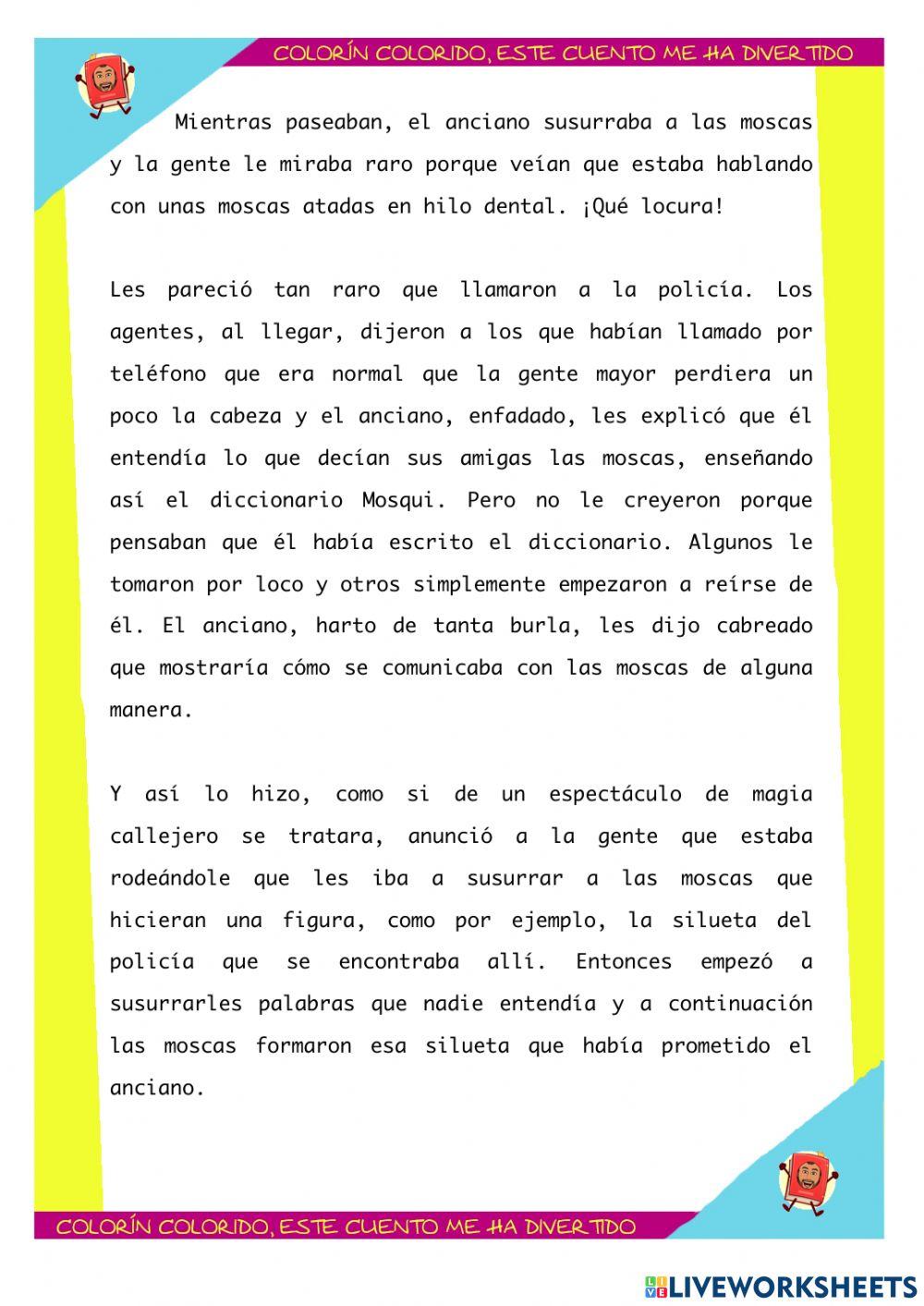 El anciano que susurraba a las moscas