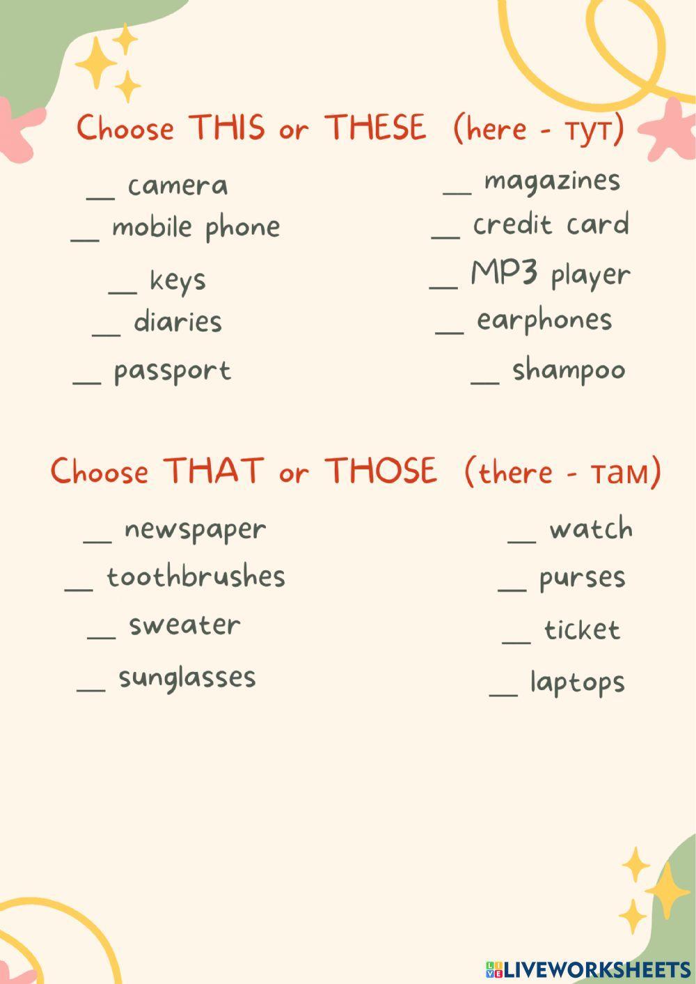 This-That-These-Those