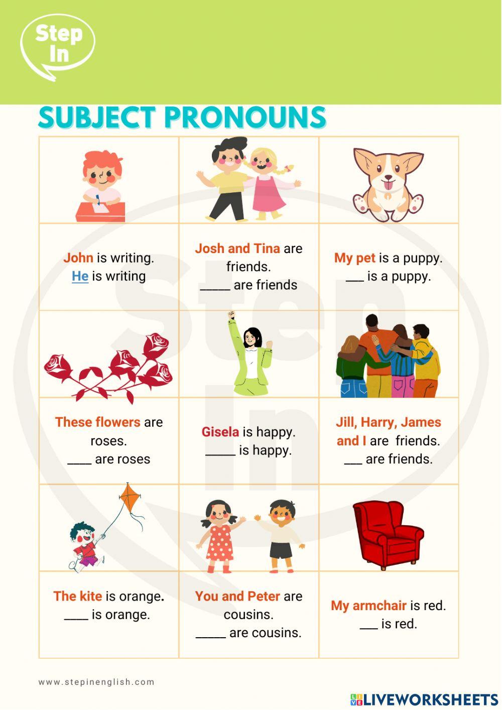 Subject Pronouns