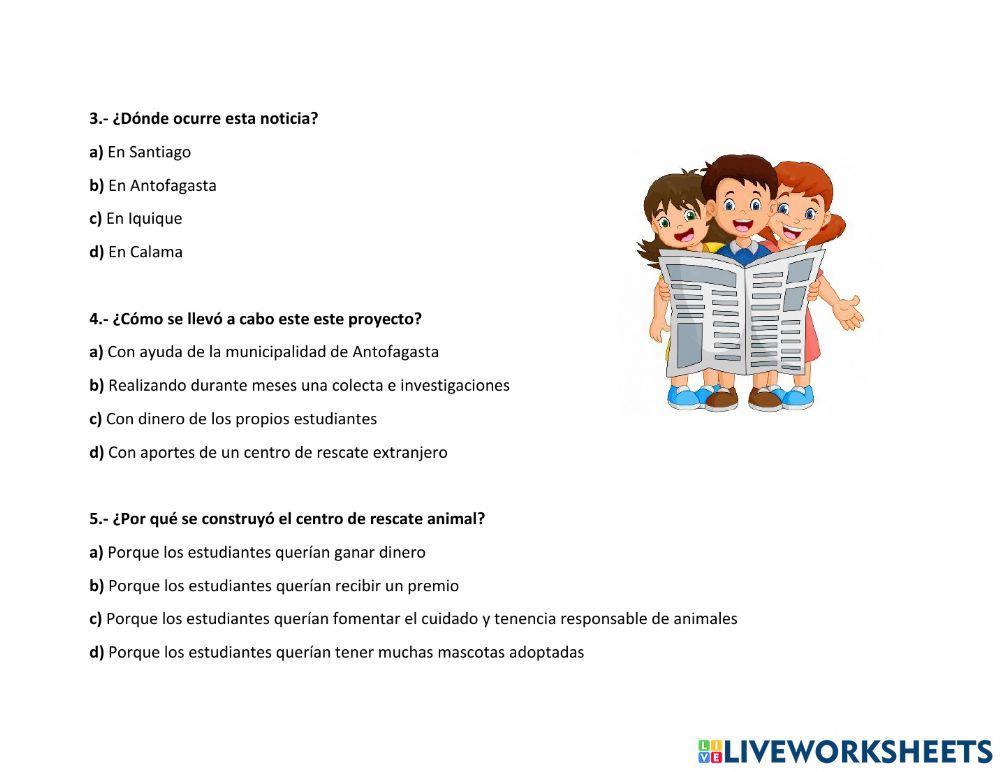 Partes de la noticia