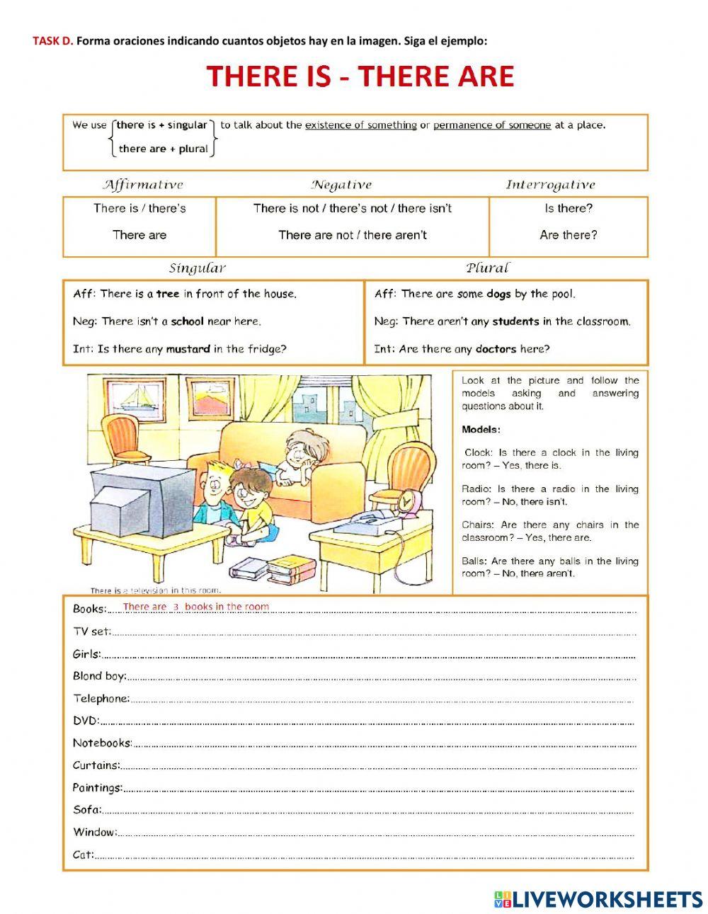 UNIT 2 - There is - there are