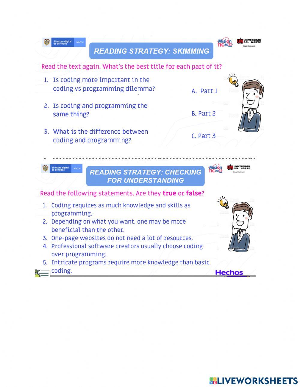 Reading Comptrehension Week 4 Day 2