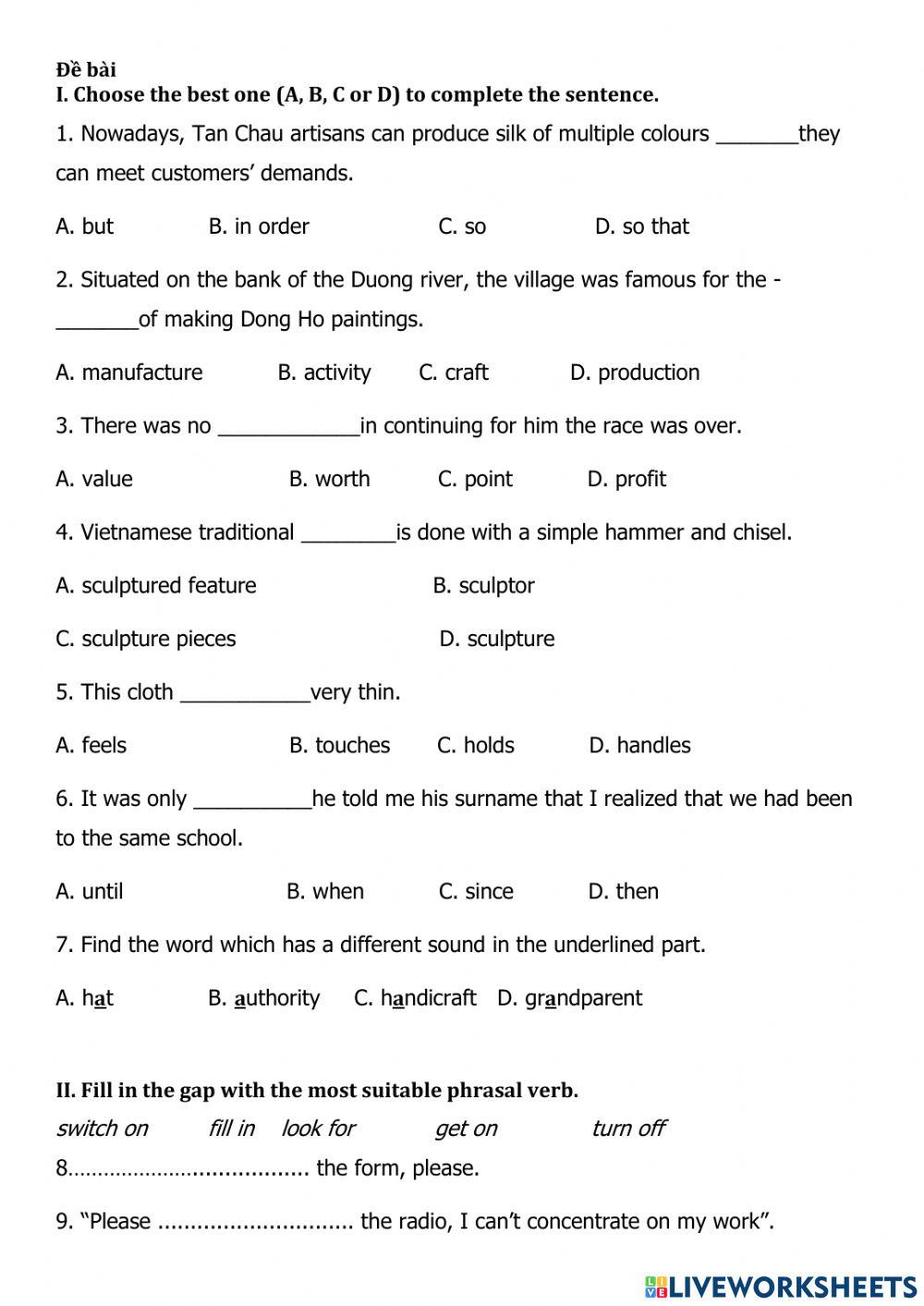 Test unit 1 english 9 4176518 tamptm4 live